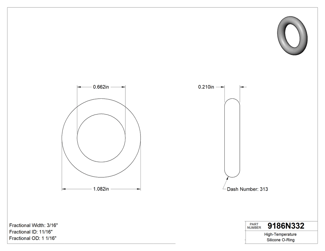 Technical drawing - 9186N332